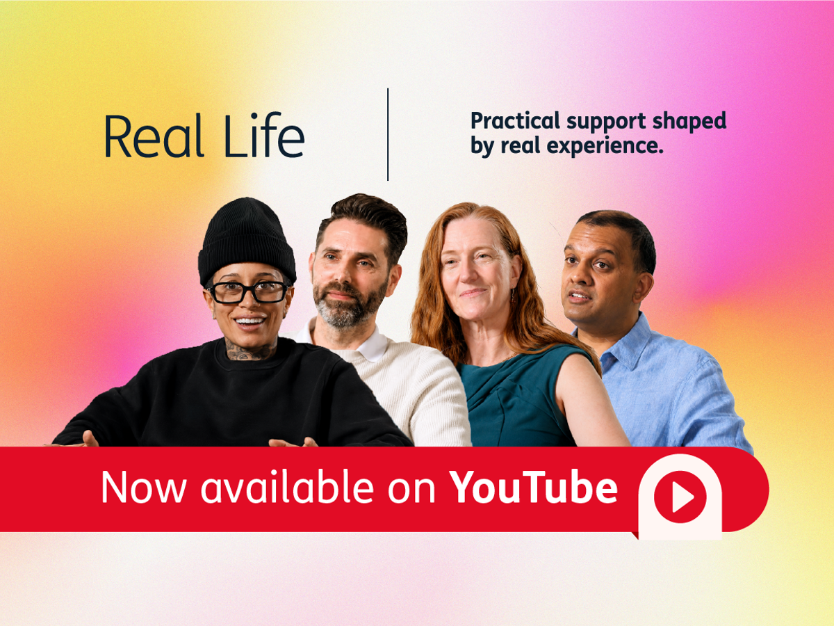 Real Life: Practical support shaped by real experience. Now available on YouTube.