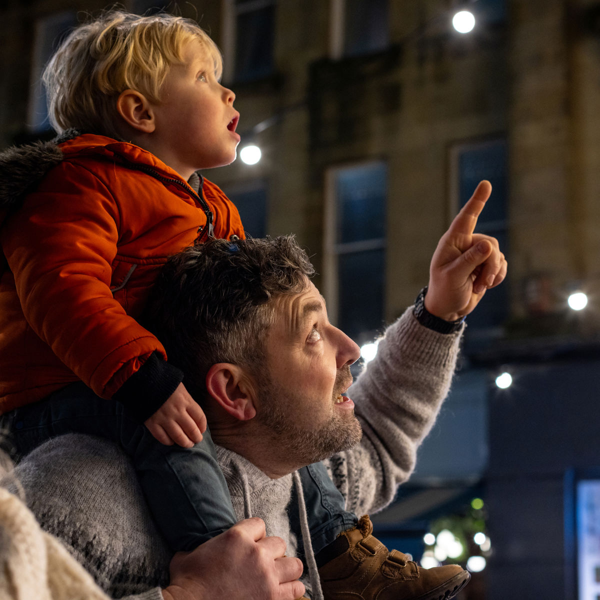 Man with child on his shoulders pointing at something.jpg